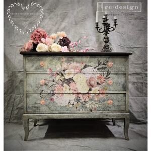 Re Design by Prima Transfer Sticker Life in Full Bloom 24x35" Spring Florals